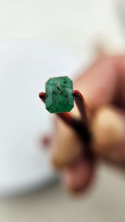 Amazing 1.16ct Swat Pakistan Emerald with natural inclusions