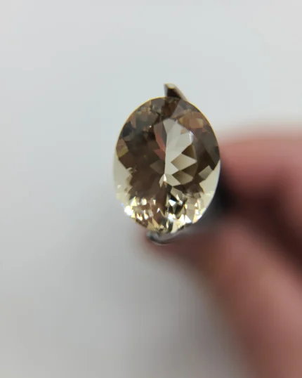 Large Oval Oregon Sunstone – Golden Peach with Shimmering Highlights | 11.6x9mm